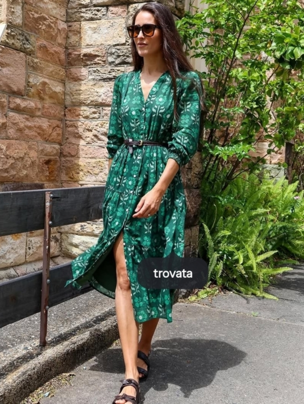 Trovata Birds Of Paradis Sylvie Floral Maxi Dress